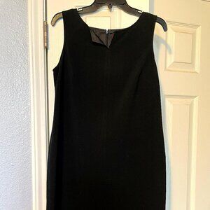 212 Collection Black Sleeveless Midi Shift Dress